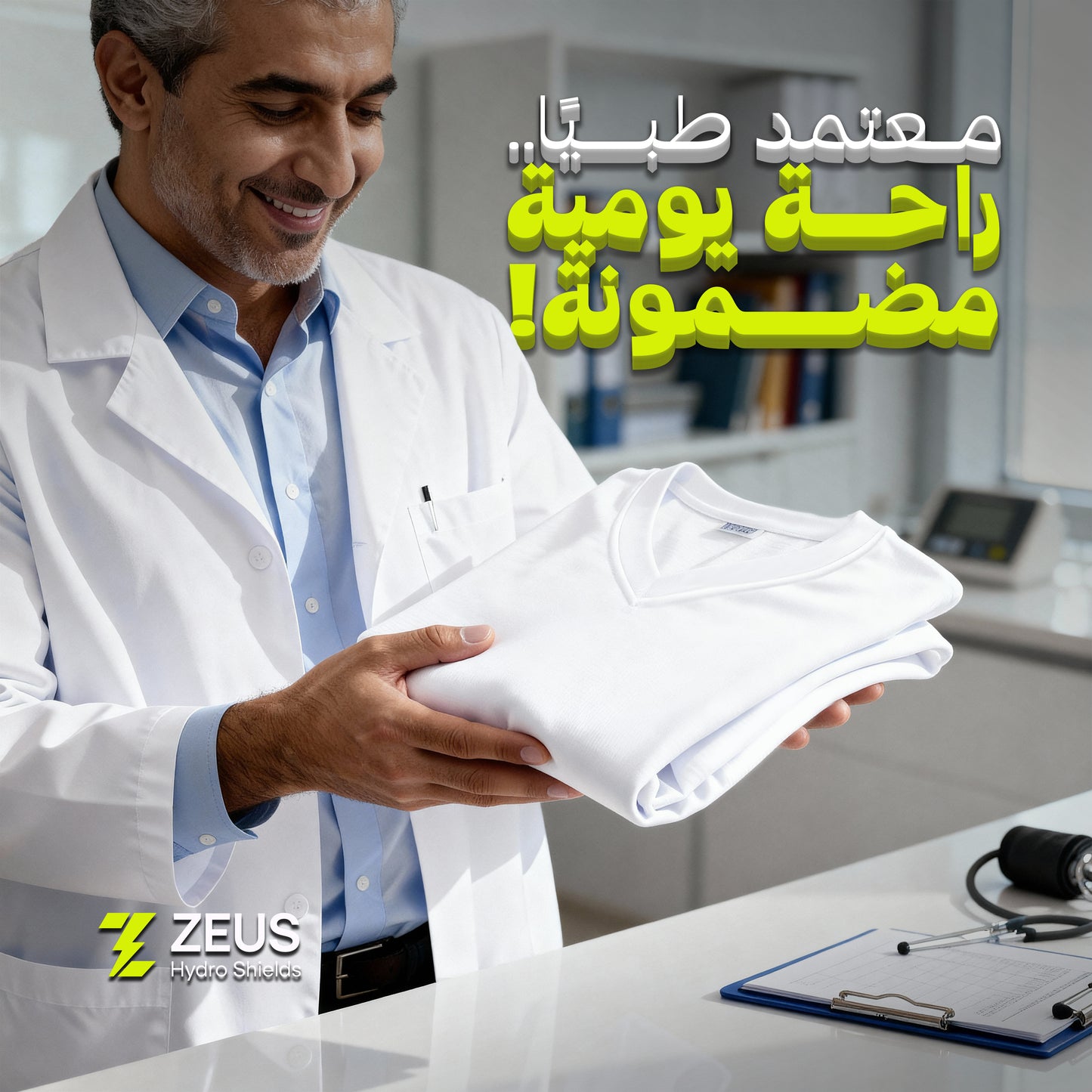 فانيلة بدرع زيوس رقبة دائرية